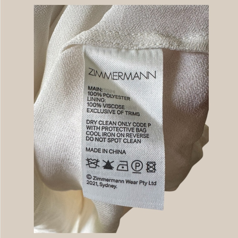 NWOT Zimmermann Wild Botanica Textured Dot Dress - Picture 5 of 5